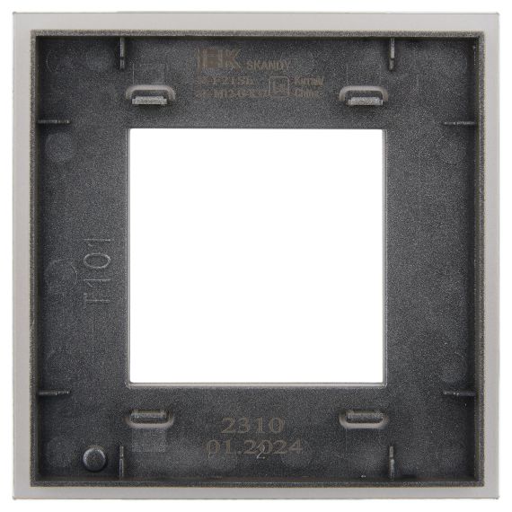 SKANDY Рамка 1-местная SK-F21Sh стекло шампань IEK