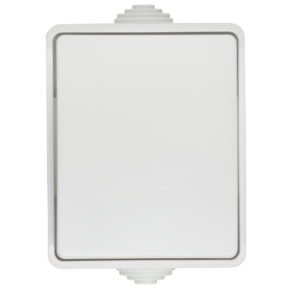 FORS Выключатель 1-клавишный проходной для открытой установки 10А IP54 ВС20-1-0-ФБ белый IEK