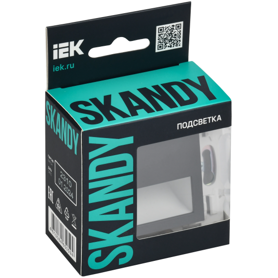 SKANDY Подсветка LED встраиваемая SK-L01T титан IEK