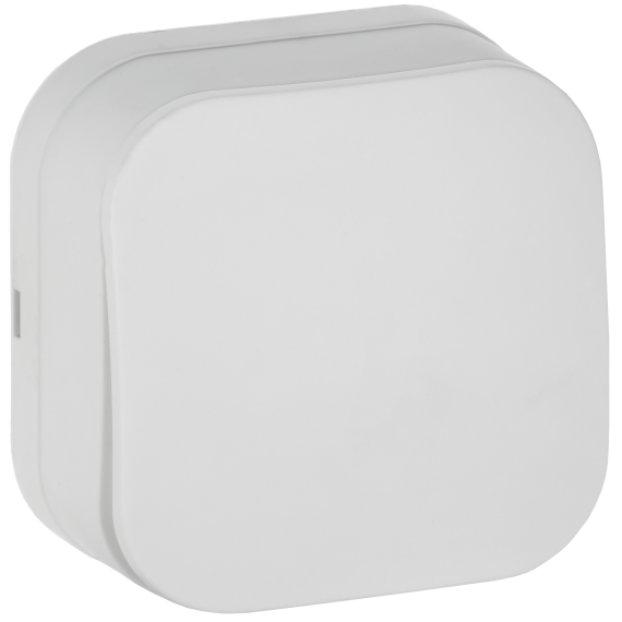 GLORY Выключатель 1-клавишный для открытой установки 10А ВС20-1-0-ХБм белый матовый IEK