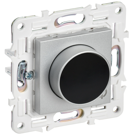 SKANDY Термостат электронный с индикацией SK-T01S серебряный IEK