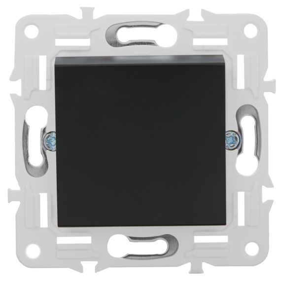 SKANDY Выключатель 1-клавишный перекрестный 10А SK-V03Bl черный IEK