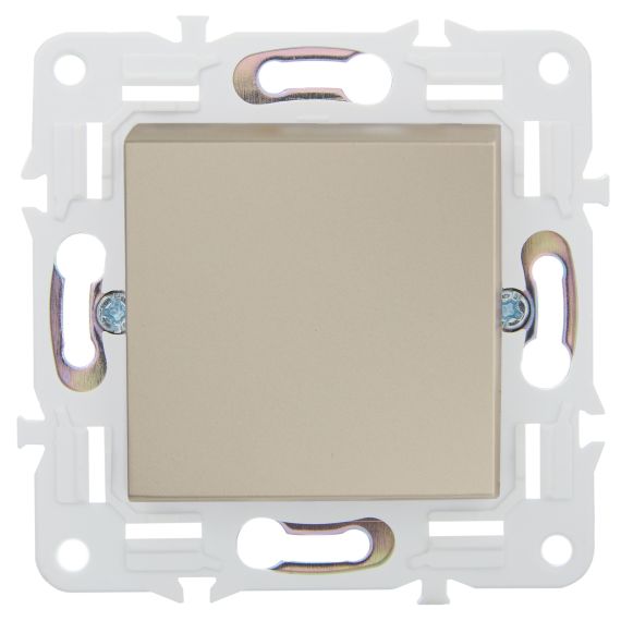 SKANDY Выключатель 1-клавишный перекрестный 10А SK-V03Sa песочный IEK