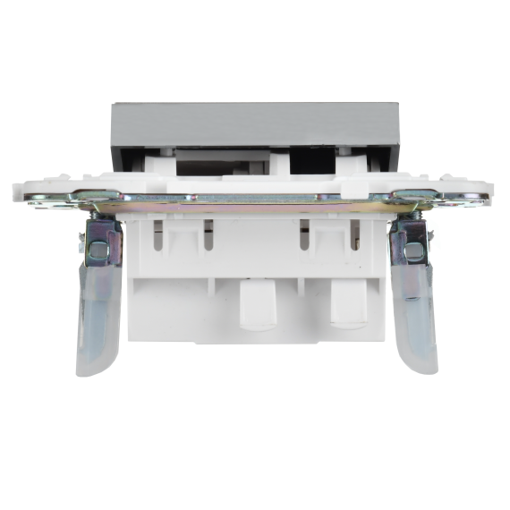 SKANDY Выключатель 1-клавишный перекрестный 10А SK-V03N металл никель IEK