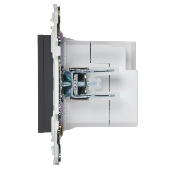 SKANDY Розетка USB A+C 18Вт SK-R13G графит IEK