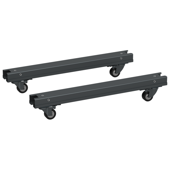 ITK LINEA S Комплект роликов для шкафа шириной 750мм черный