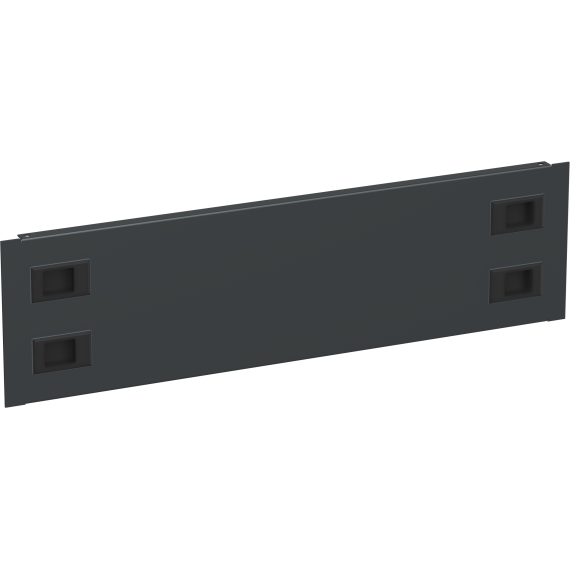 ITK Фальш-панель 19" 3U крепление на защелках черная РФ