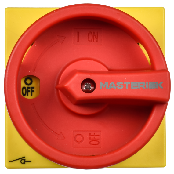 Переключатель кулачковый закрытая рукоятка аварийная 40А схема 10 IEK