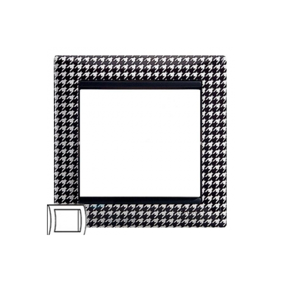 VALENA DIY Рамка 1-местная гусиные лапки VALENA DIY Рамка 1-местная гусиные лапки