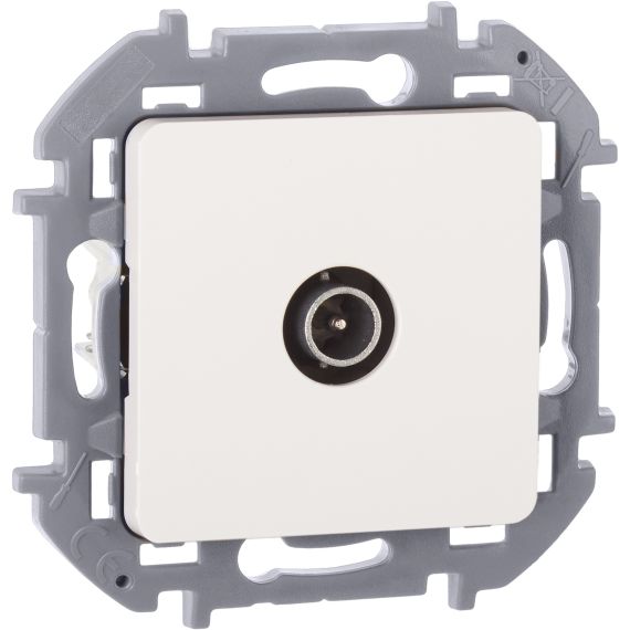 INSPIRIA Розетка TV проходная белый