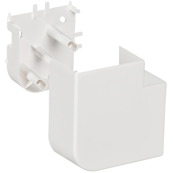 METRA Угол плоский 90град для кабель-канала 85х50мм белый