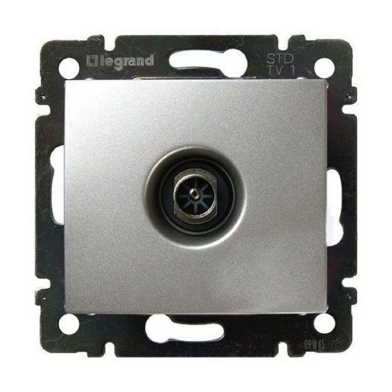 VALENA DIY Розетка TV тип звезда алюминий