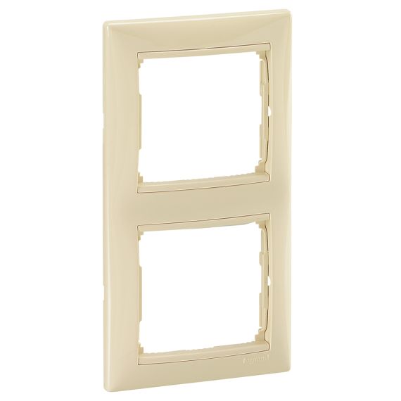 VALENA DIY Рамка 2-местная финиш слоновая кость