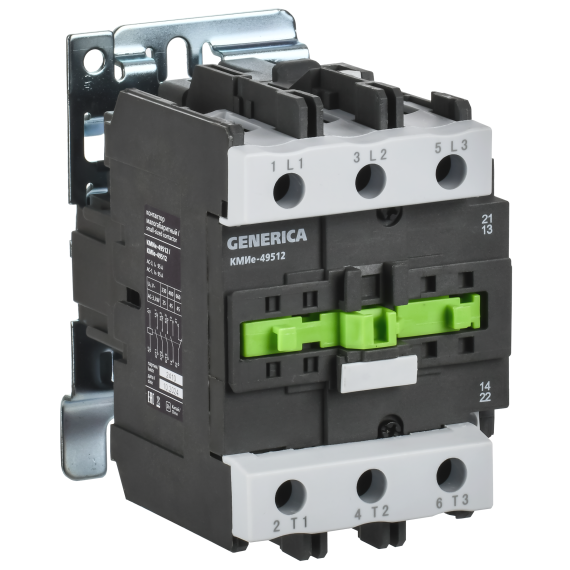 Контактор КМИе-49512 95А 230В/АС3 1NO;1NC GENERICA