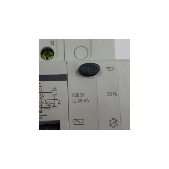 Кнопка "ТЕСТ" для проверки работоспособности устройства и правильности подключения.