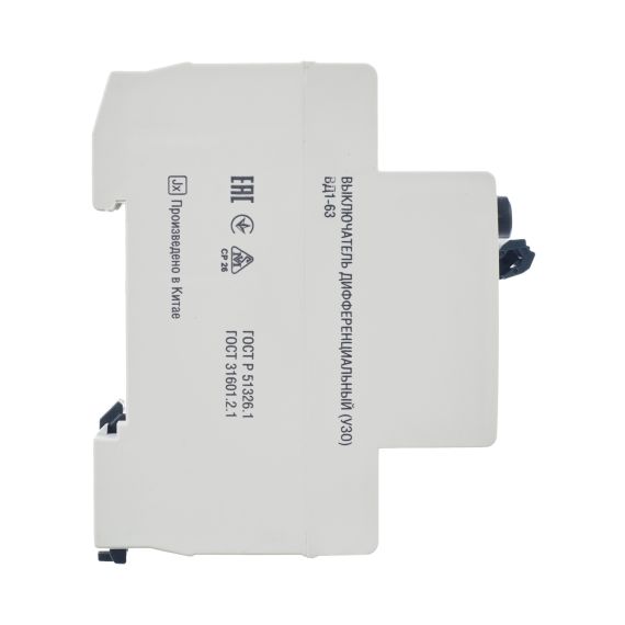 Выключатель дифференциальный (УЗО) ВД1-63 2Р 32А 300мА GENERICA