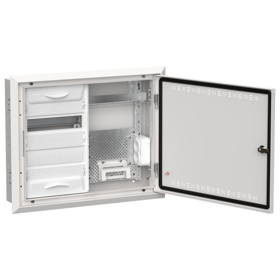 TITAN 5 Корпус комбинированный ЩРв-24 (2х24) 505х625х130мм IP30 белый IEK