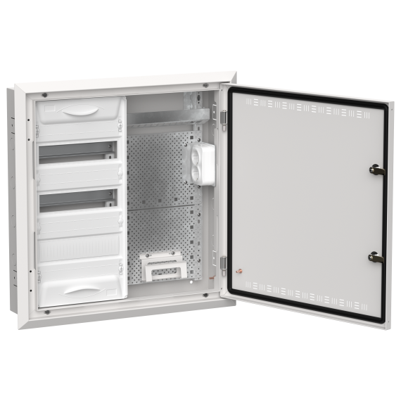 TITAN 5 Корпус комбинированный ЩРв-36 (2х36) 630х625х130мм IP30 белый IEK