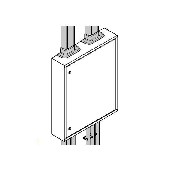 Ввод кабеля при помощи кабель-канала или труб (гладкие, гофрированные)