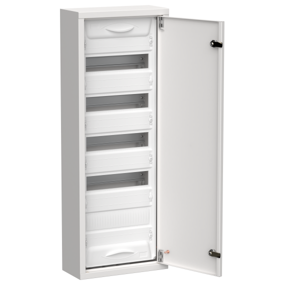 TITAN 5 Корпус металлический ЩРн-60 (1х60) 835х310х140мм IP31 белый (одна дверь) IEK