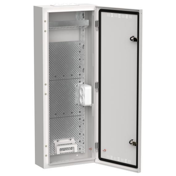 TITAN 5 Корпус мультимедиа ЩРн-60 (1х60) 835х310х140мм IP30 белый IEK