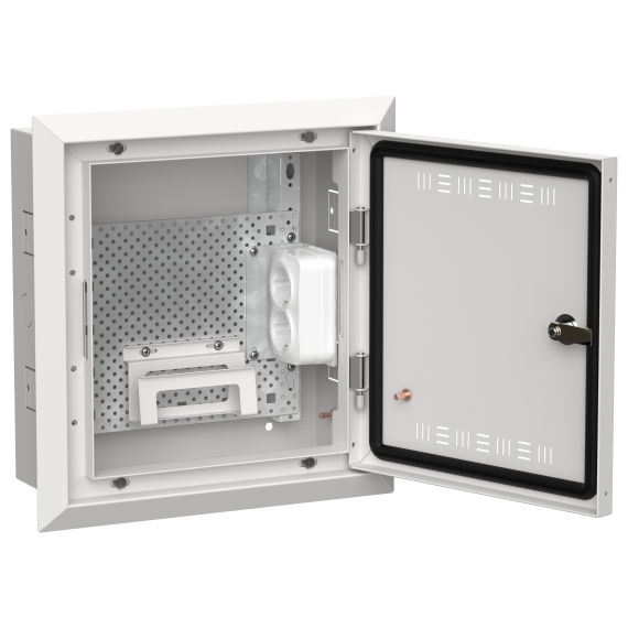 TITAN 5 Корпус мультимедиа ЩРв-12 (1х12) 380х365х130мм IP30 белый IEK