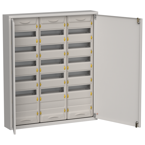 TITAN 5 Корпус металлический ЩРн-216 (3х72) 960х830х140мм IP31 серый (две двери) IEK