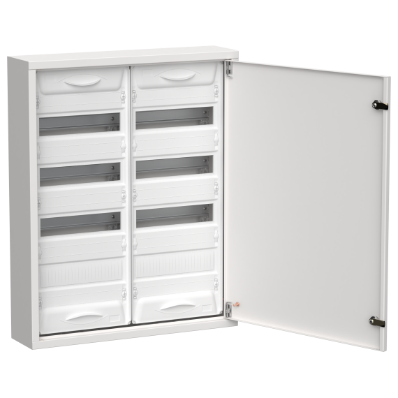 Отсутствие перегородки между секциями корпуса, съёмная монтажная рама