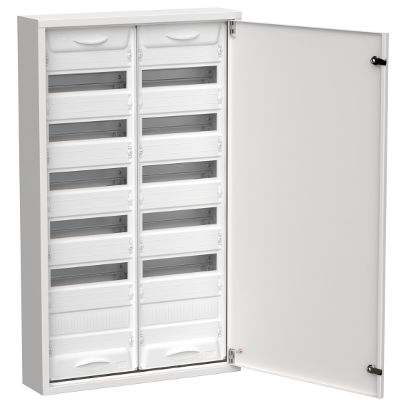 TITAN 5 Корпус металлический ЩРн-144 (2х72) 960х570х140мм IP31 белый (одна дверь) IEK