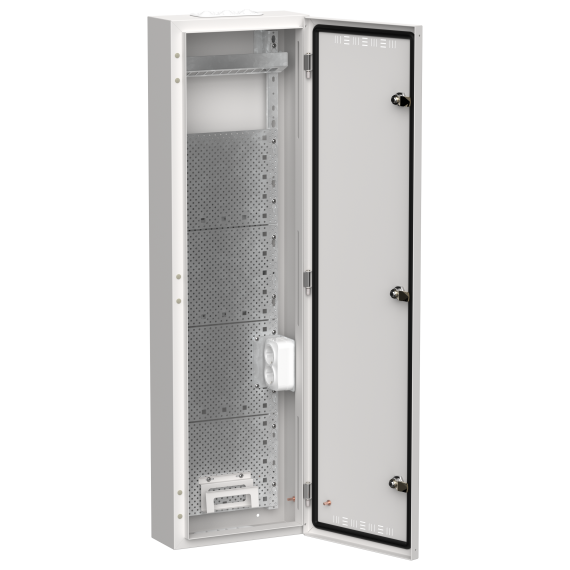 TITAN 5 Корпус мультимедиа ЩРн-84 (1х84) 1085х310х140мм IP30 белый IEK