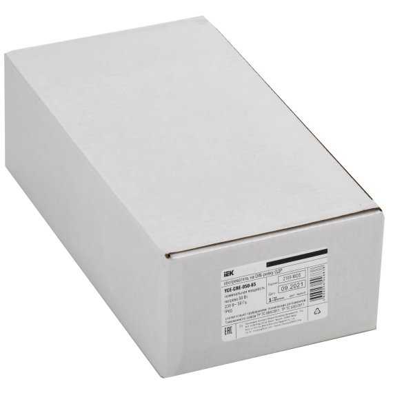 Обогреватель на DIN-рейку 50Вт IP65 IEK