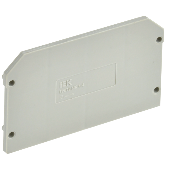 Заглушка для колодки клеммной CTS-MC 4 вывода 4мм2 серая IEK