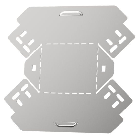 ESCA 3 Поворот вертикальный внешний 90град 80х100-0,6 IEK