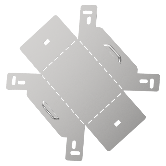 ESCA 3 Поворот вертикальный внутренний 90град 50х100-0,6 IEK