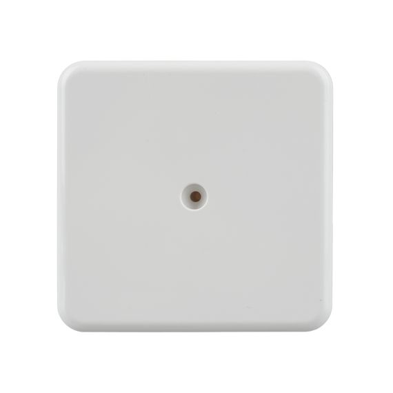 Коробка распаячная КМ41212-01 для открытой проводки безгалогенная (HF) 75х75х20мм белая (6 клемм 6мм2) IEK