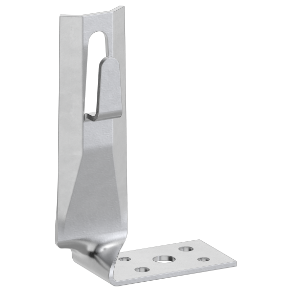 Держатель проводника круглого 6-8мм угловой скрученный h=70мм оцинкованная сталь IEK