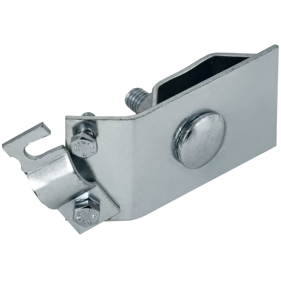 Держатель проводника круглого 6-10мм желоб водостока оцинкованная сталь HDZ IEK