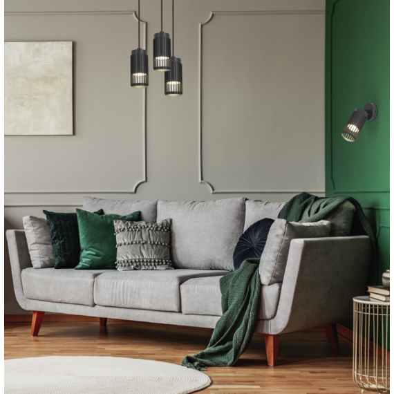 Светильник 4207 настенно-потолочный под лампу GU10 черный IEK Светильник 4207 настенно-потолочный под лампу GU10 черный IEK