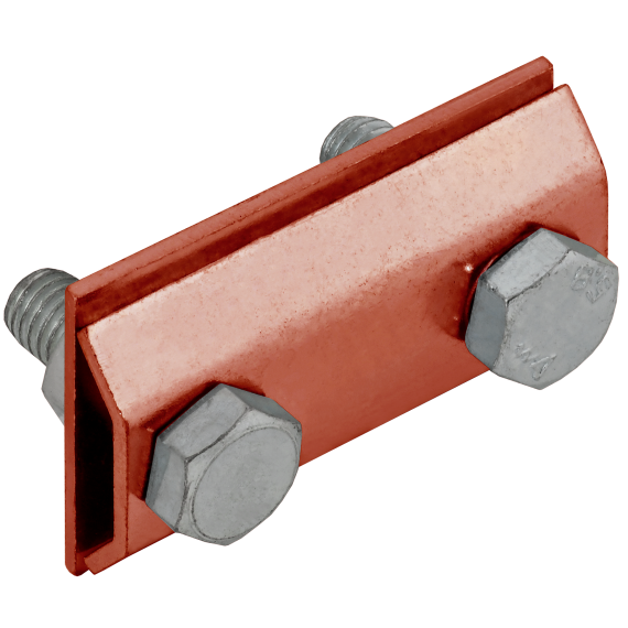 Зажим соединительный сквозной пруток-пруток 8мм медь IEK