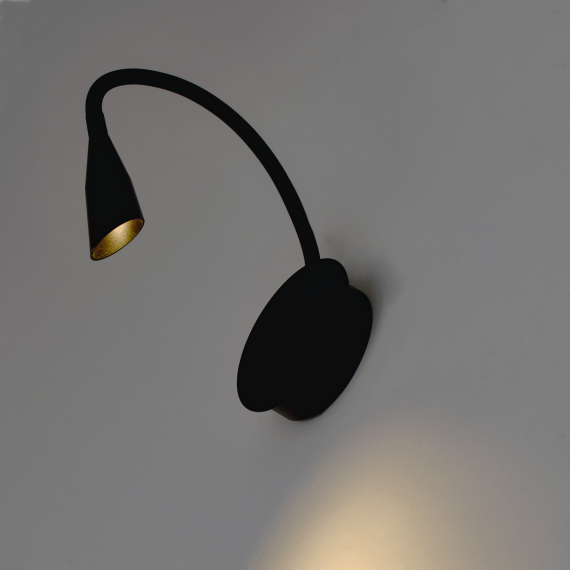 Светильник светодиодный 4701 настенный 3Вт 3000К IP20 черный IEK Светильник светодиодный 4701 настенный 3Вт 3000К IP20 черный IEK