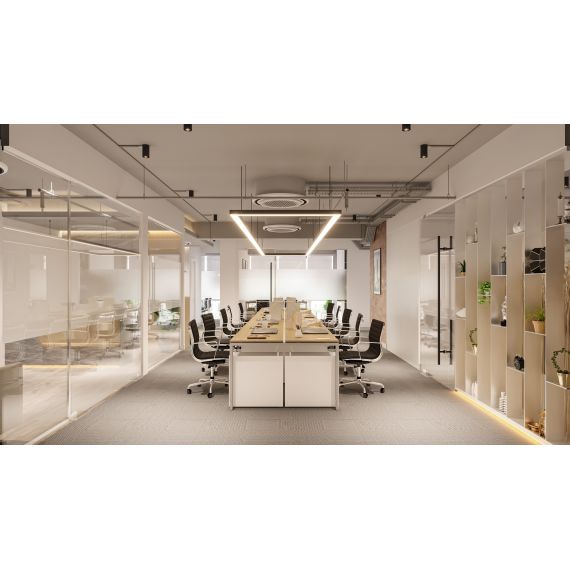 Светильник светодиодный T-образный 1010 10Вт 4000К 117х180х58мм белый IEK