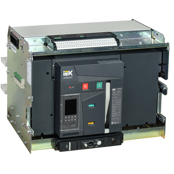 ARMAT AR-A5V TD50 3P W VR Выключатель автоматический воздушный 125кА расцепитель TD 5000А 3P выдвижной с аксессуарами ~220-240В: реле отключения, реле включения, моторный привод IEK