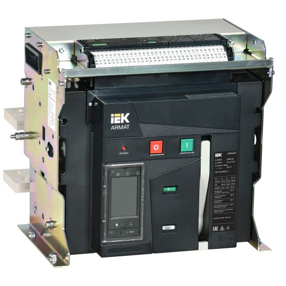 ARMAT AR-A4H TT32 3P F HR Выключатель автоматический воздушный 100кА расцепитель TT 3200А 3P стационарный с аксессуарами ~220-240В: реле отключения, реле включения, моторный привод IEK