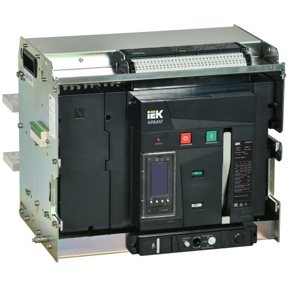 ARMAT AR-A4V TY40 4P W HR Выключатель автоматический воздушный 125кА расцепитель TY 4000А 4P выдвижной с аксессуарами ~220-240В: реле отключения, реле включения, моторный привод IEK