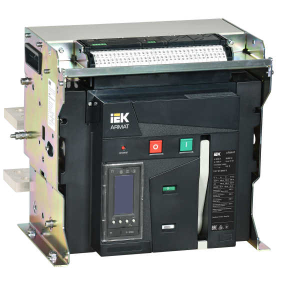 ARMAT AR-A4H TY32 3P F HR Выключатель автоматический воздушный 100кА расцепитель TY 3200А 3P стационарный с аксессуарами ~220-240В: реле отключения, реле включения, моторный привод IEK
