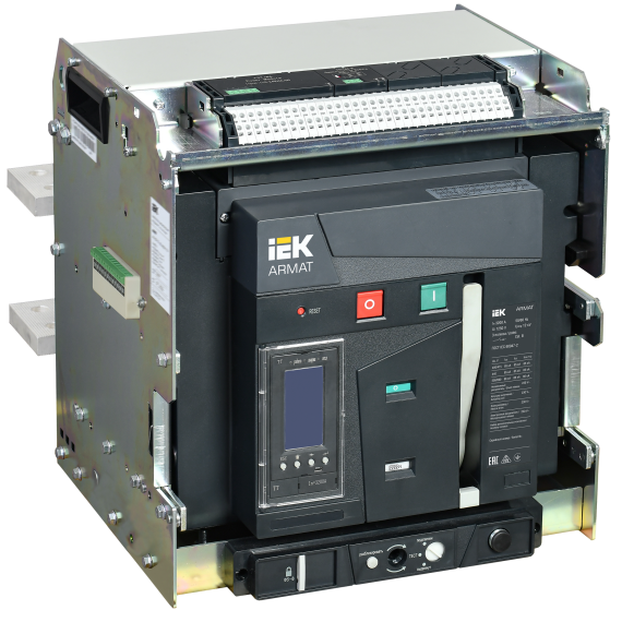 ARMAT AR-A4S TT32 3P W HR Выключатель автоматический воздушный 85кА расцепитель TT 3200А 3P выдвижной с аксессуарами ~220-240В: реле отключения, реле включения, моторный привод IEK