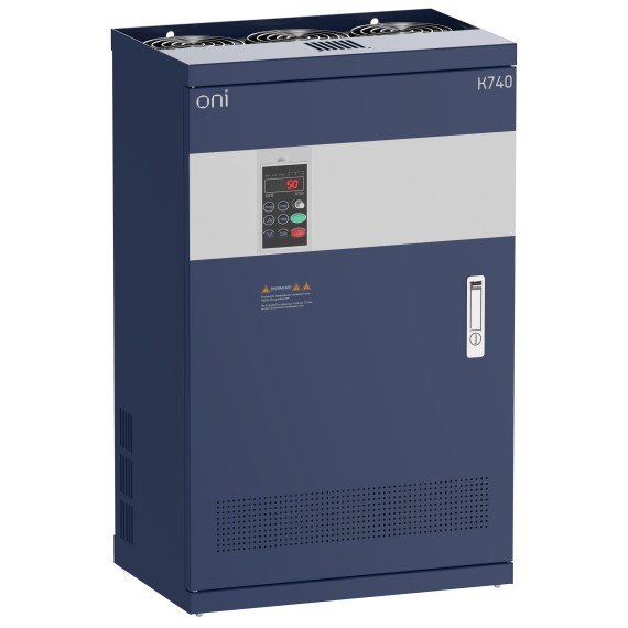 Преобразователь частоты K740 380В 3Ф 220кВт 420А встроенный Дроссель G-режим Энкодер ONI