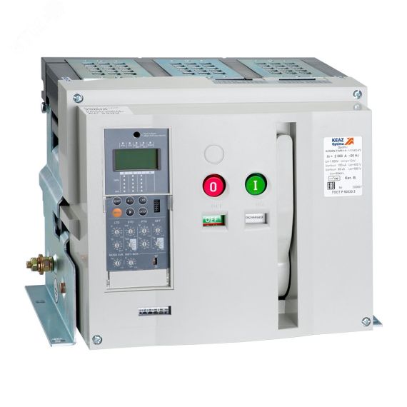 Выключатель автоматический OptiMat A-3200-S4-3P-100-F-MR8.0-BH-C2200-M2-P02-S1-06 КЭАЗ 333334