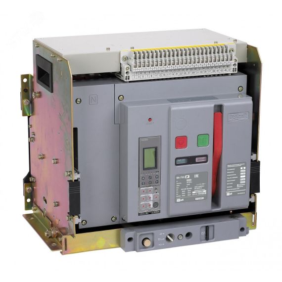 Воздушный авт. выкл. выкатной 4P 1600А 80кА расцепитель Н ВА-731 SE (Dekraft) 27156DEK