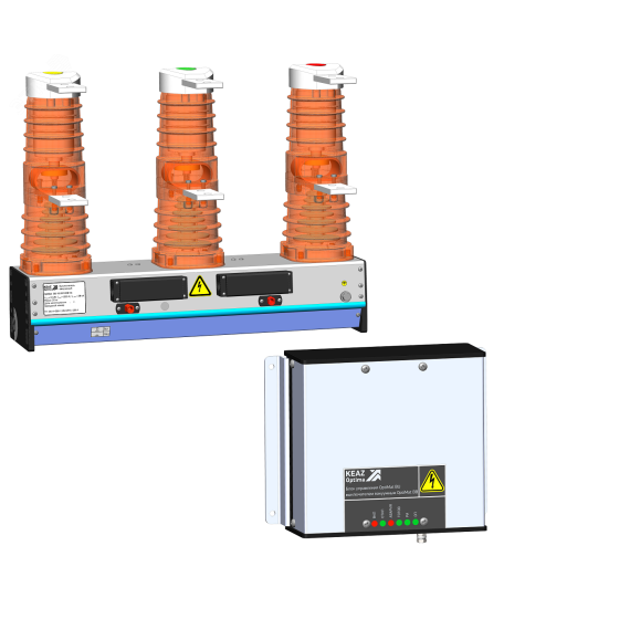 Выключатель вакуумный Optimat BB-10-20/1000-У2-230 с блоком управления Optimat BU-41-У2 КЭАЗ 282386